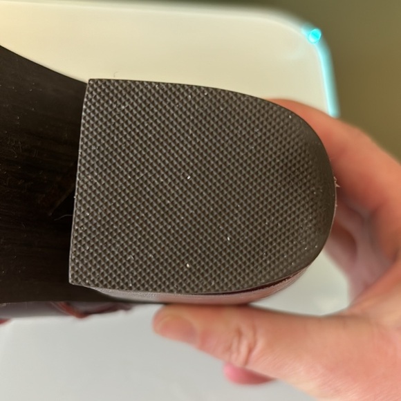 Farylrobin for free people red booties women’s size 7 - Picture 5 of 9